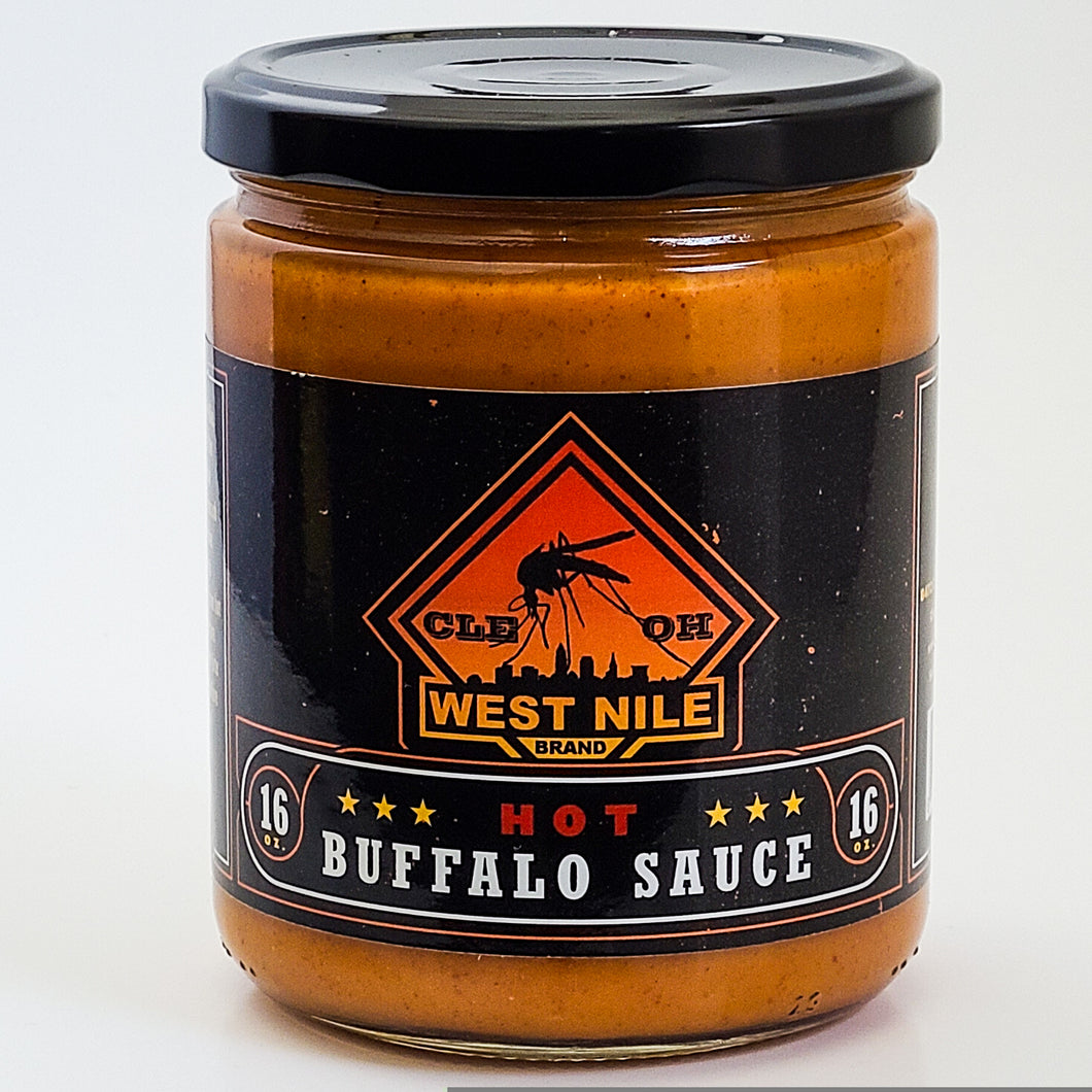 West Nile Buffalo Sauce, 16oz, Hot