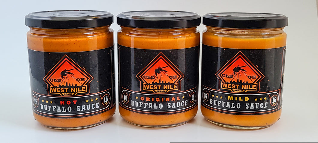 West Nile Buffalo Sauce, Sampler Pack